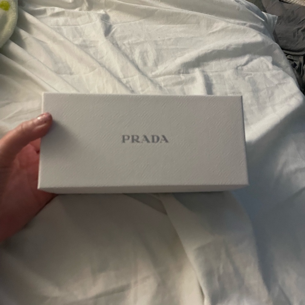 NWOT Authentic Prada White sunglasses storage box